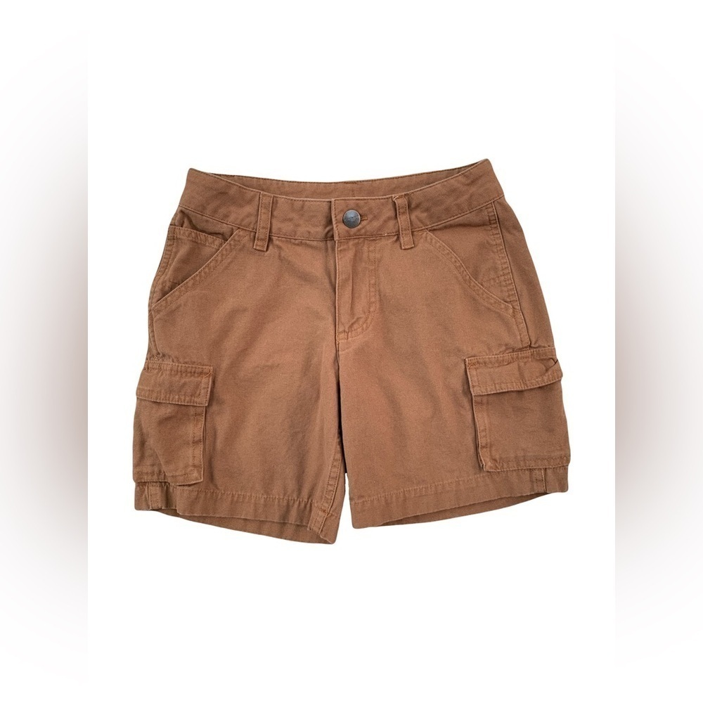 Carhartt Size 8 Tan Canvas Cargo Work Shorts